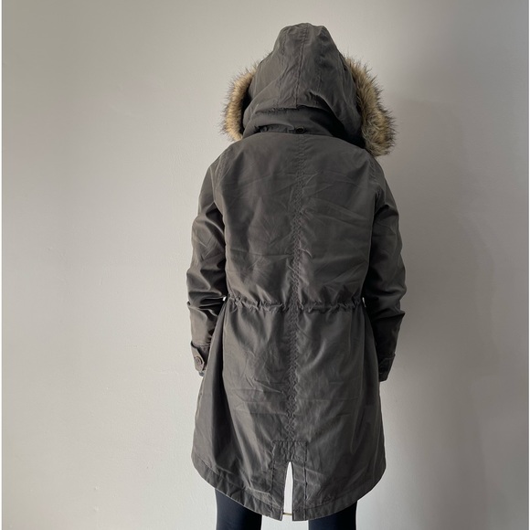 Abercrombie & Fitch 3-in-1 Parka - Olive - Women\'s Small